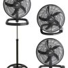 Ventilador 3 En 1 Star Trak Stp31-18 5 Palas Plastico 18 Diám Estructura Negro Diámetro 18 Frecuencia 50 Hz/60 Hz