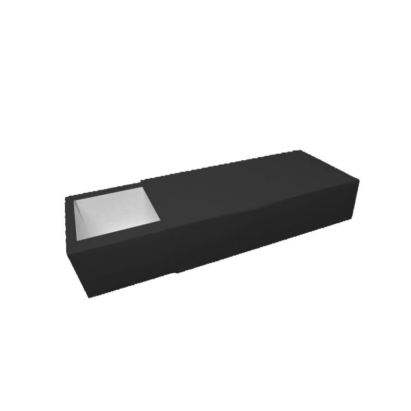 Caja BLACK Macarrons 6x17,5x5 (x50 uni)