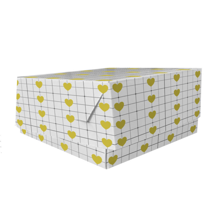 Caja CORAZONES Torta 30x30x13 (x50 uni)