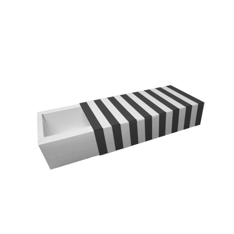 Caja RAYAS BN Macarrons 6x17,5x5 (x50 uni)