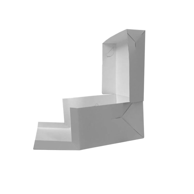 Caja GREY Porcion de Torta 18x14x12 (x50 uni)