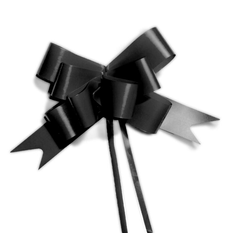 Moños magicos opacos nro 50x50 u. NEGRO