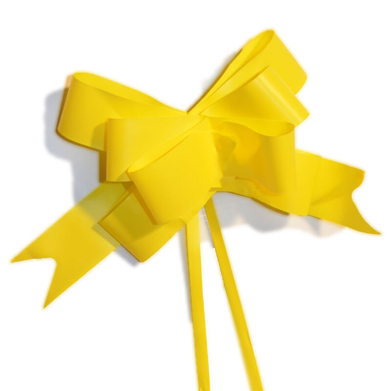 Moños magicos opacos nro 50x50 u. AMARILLO