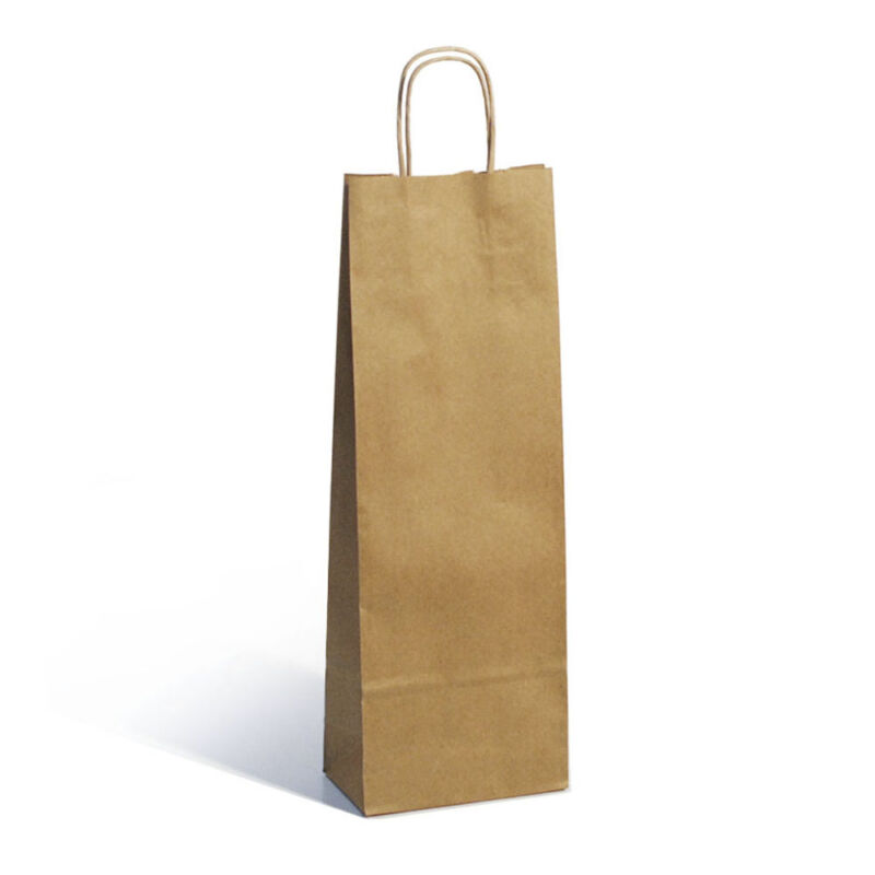 Bolsa Luna una botella madera 14x8x40