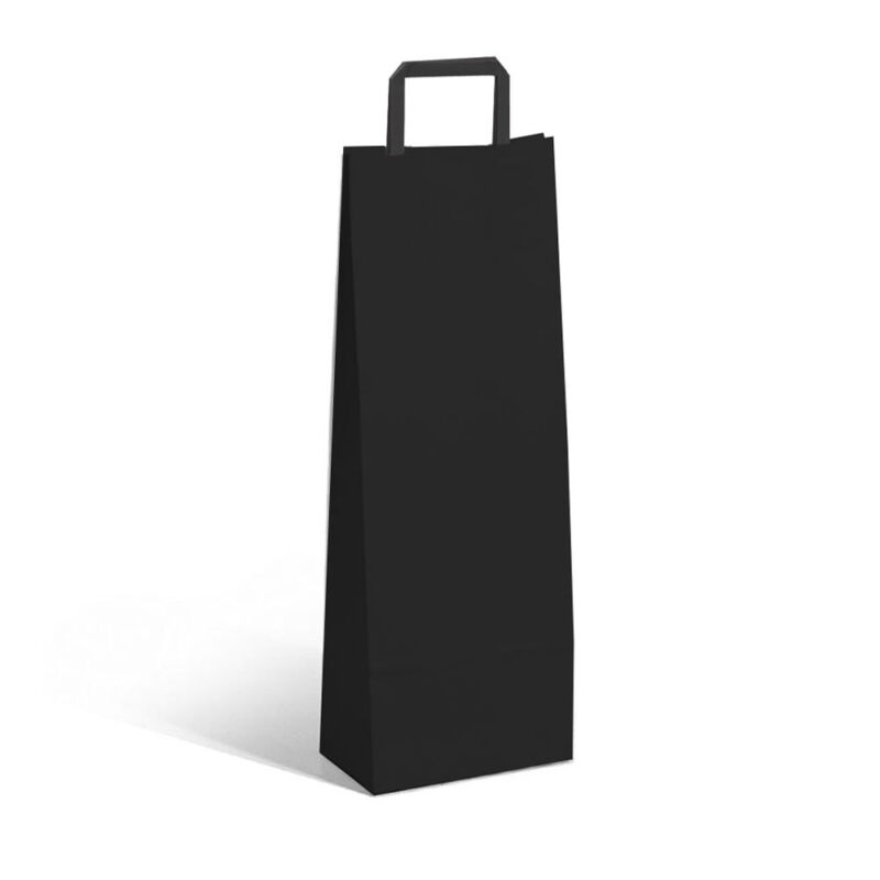Bolsa Acuario Classic Negro 14x8x40 Botella x 1