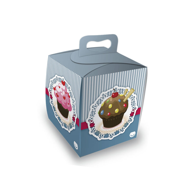 CupCake x1 Blue 9x10.5x9  Bx50 u.