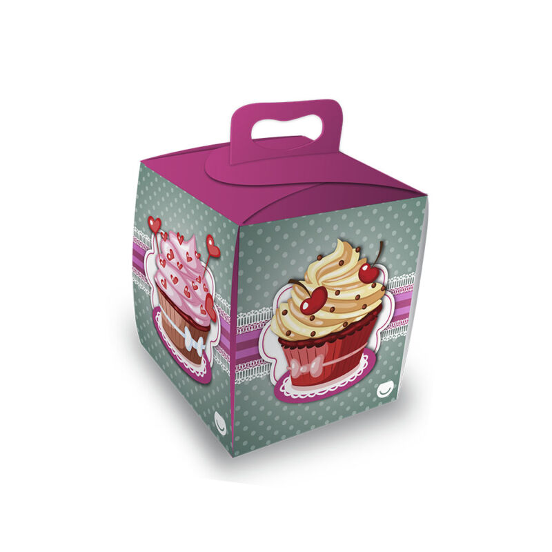 CupCake x1 Pink 9x10.5x9  Bx50 u.