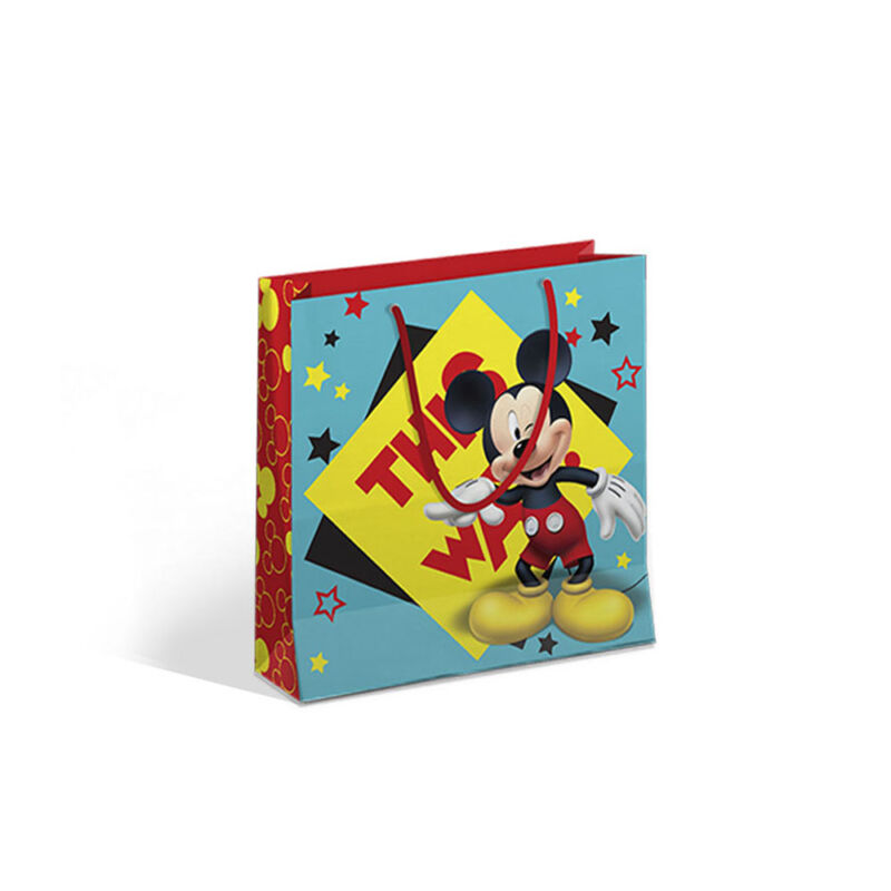 Bolsa Artesanal Plast Mickey Fun 22x8x22