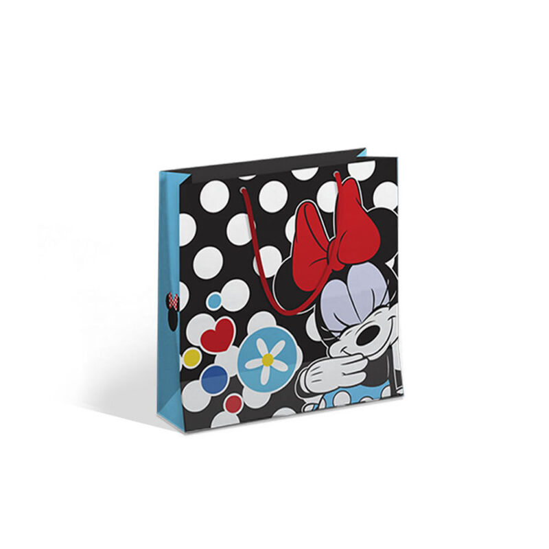 Bolsa Artesanal Plast Minnie Dots 22x8x22