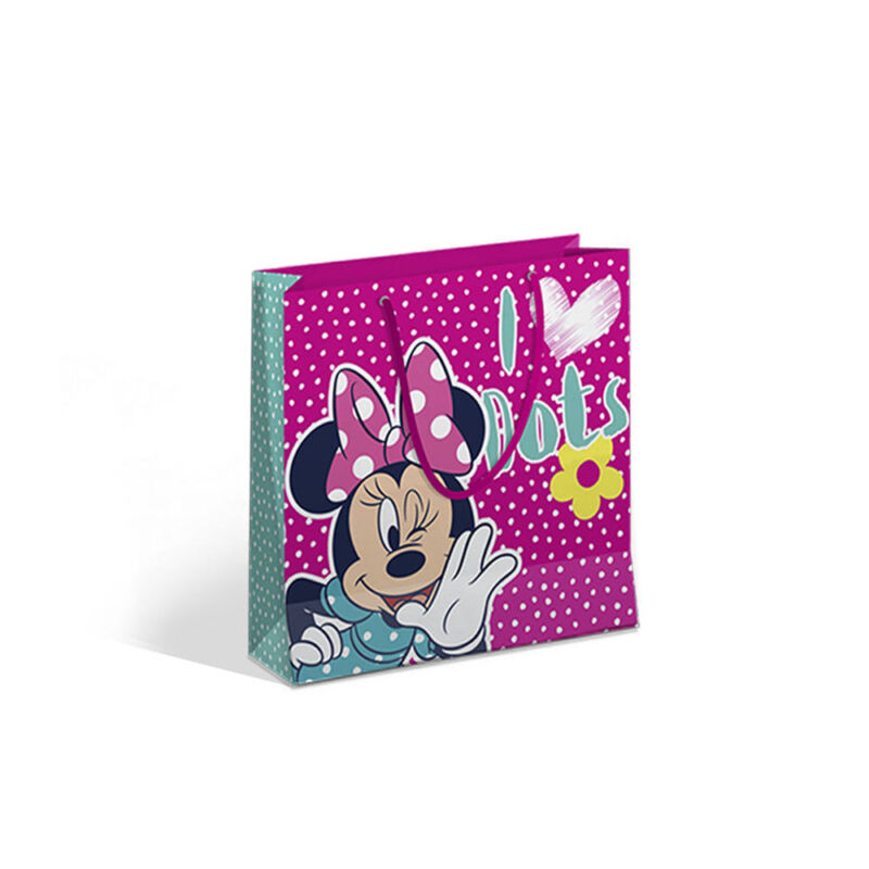 Bolsa Artesanal Plast Minnie Acqua 22x8x22