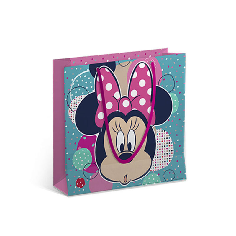 Bolsa Artesanal Plast Minnie Love 30x09x30