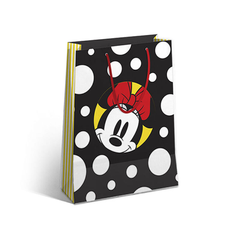Bolsa Artesanal Plast Minnie Points 31x12x41