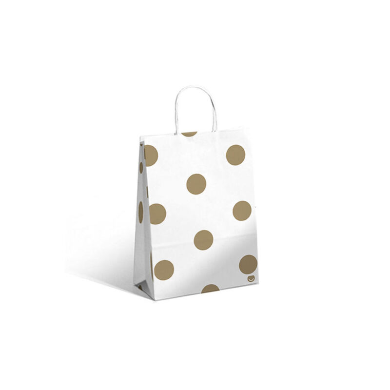 Bolsa Golden Dots 14x8x20