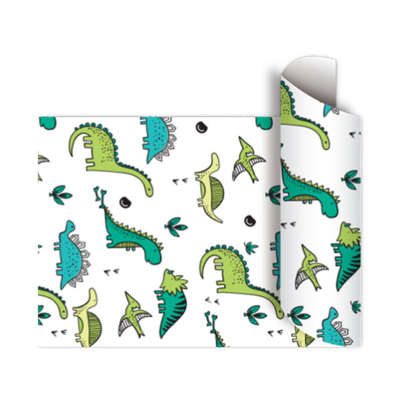 Papel de regalo bobina 40cm x100 Mts - DINO