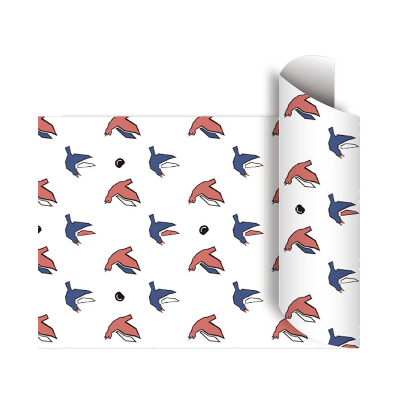 Papel de regalo bobina 40cm x100 Mts - BIRDS