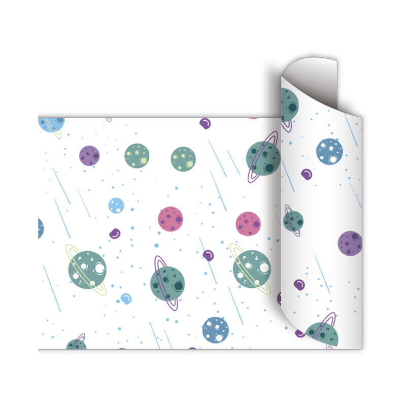 Papel de regalo bobina 60cm x100 Mts - COOL SPACE