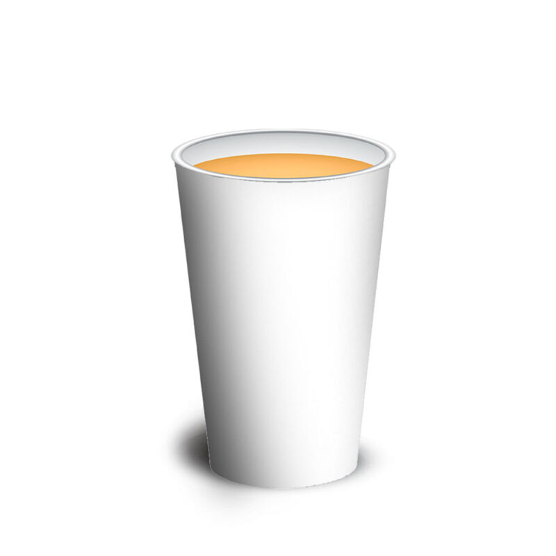 Vaso polipapel 12 oz sin impresion (caliente) Bx600