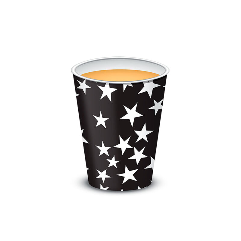 Vaso polipapel 8 oz - STARS x10