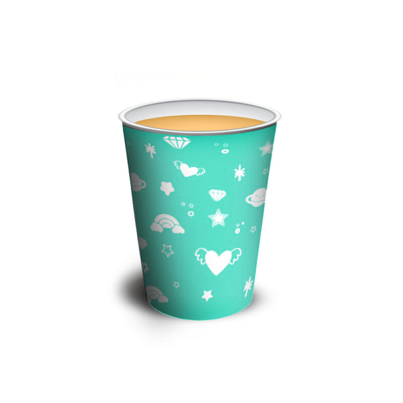 Vaso polipapel 8 oz - FANTASY GREEN x10