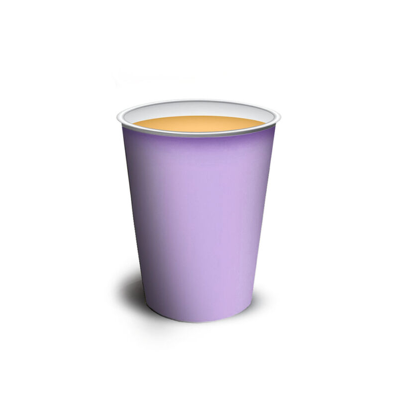 Vaso polipapel 8 oz - VIOLET x10