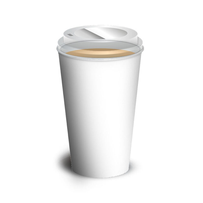 Tapa vaso de bebida fría 16 oz (transparente) (BX1000)