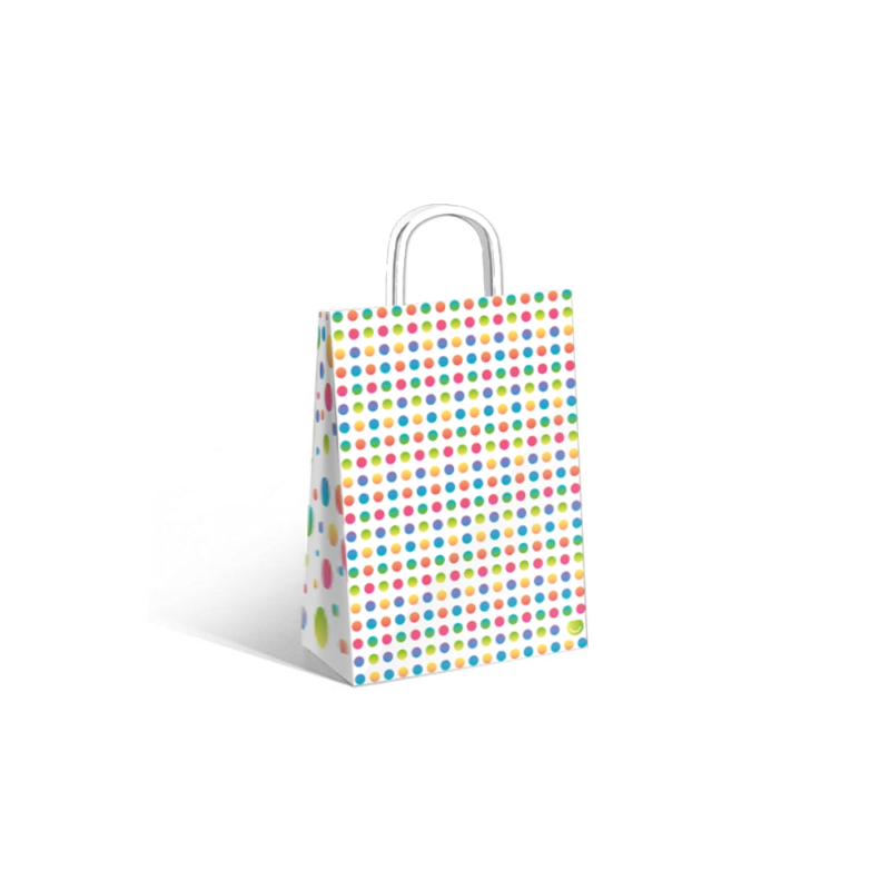 Bolsa Colour Dots 14x8x20