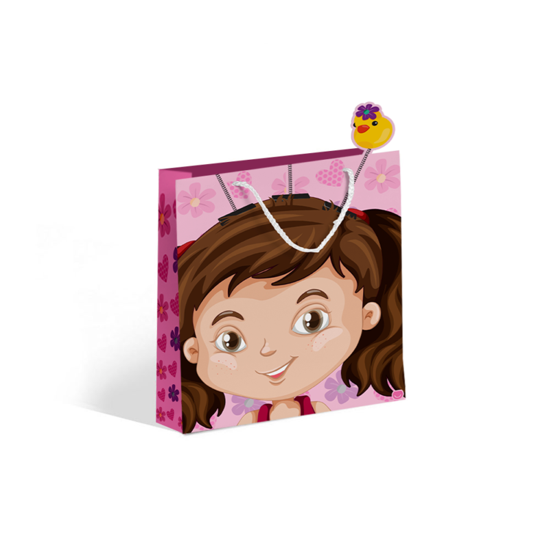 Bolsa Artesanal Patitos Play 22x10x26