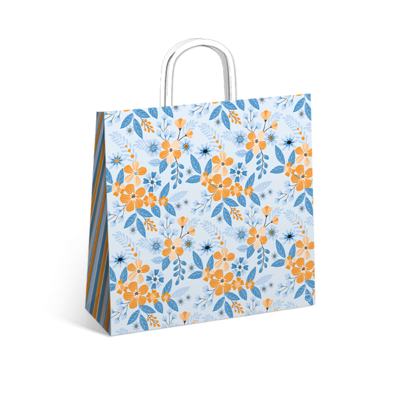 Bolsa Lines Flowers 32x10x30