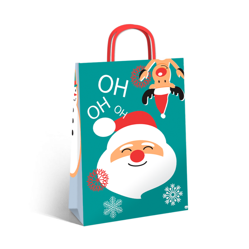 Bolsa Merry Claus 30x12x41