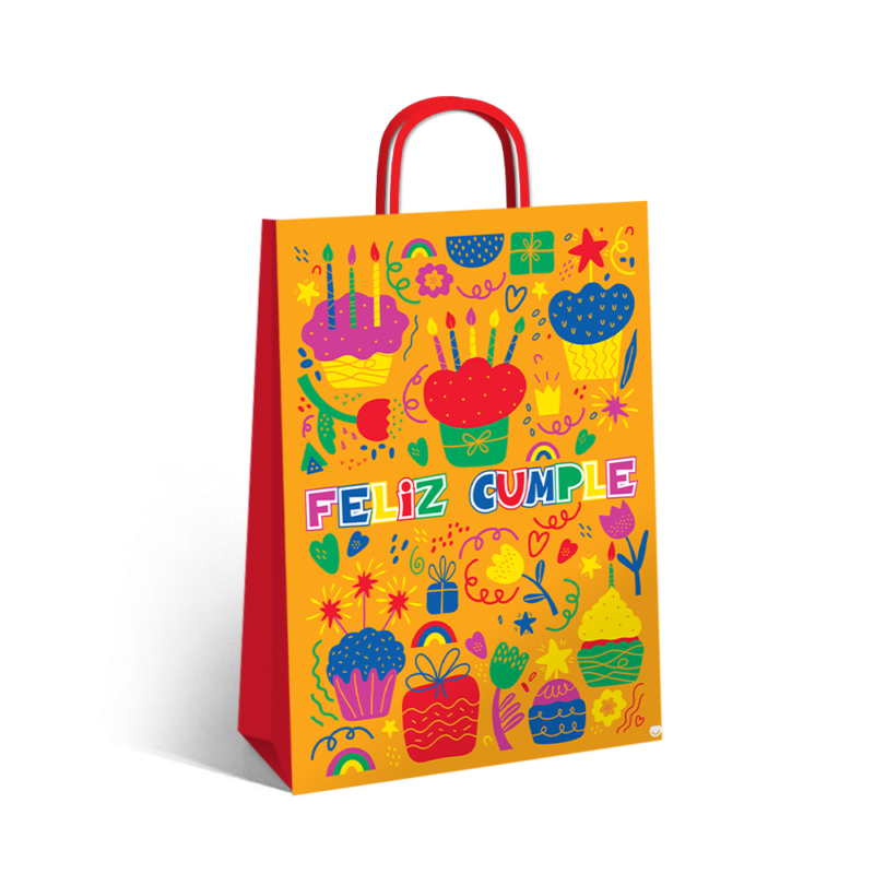 Bolsa Feliz Cumple 30x12x41